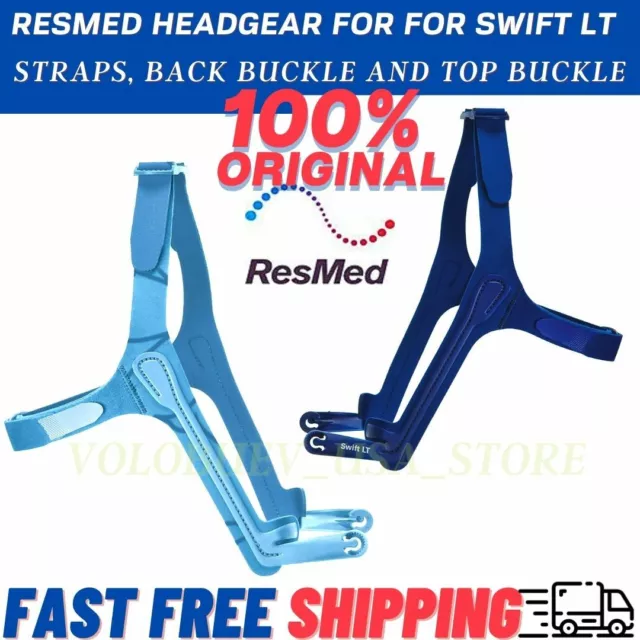 ResMed Headgear Assembly with Buckles Straps for All Swift LT & Her CPAP Masks