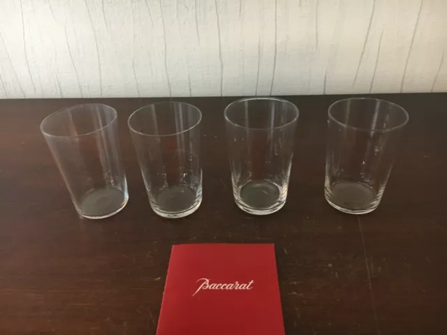 4 Verres à liqueur en cristal de Baccarat (prix à la pièce)