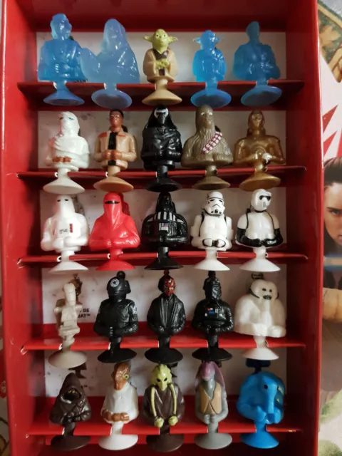 (03) A SAISIR : lot de 20 figurines micropopz au choix star wars leclerc 2017