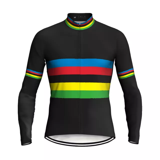 Champion MTB Cycling Jersey Long Sleeve Bike Road Race Ride Shirt Jacket Clothes