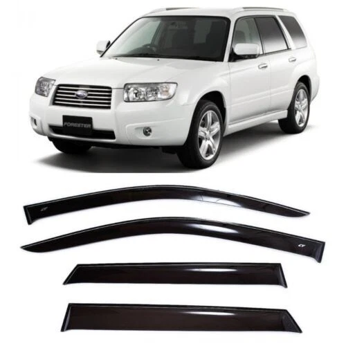 For Subaru Forester 2002-2008 Side Window Wind Visors Rain Guard Vent Deflectors