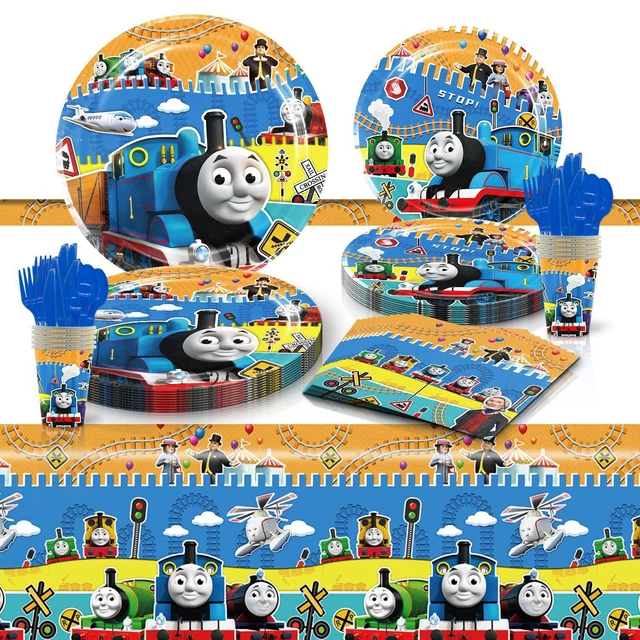 THOMAS THE TANK Engine Tableware Party Supplies Kids Birthday