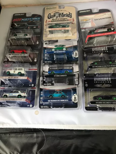 Greenlight 1/64 chase and green machine assorted listing 2ND LIST
