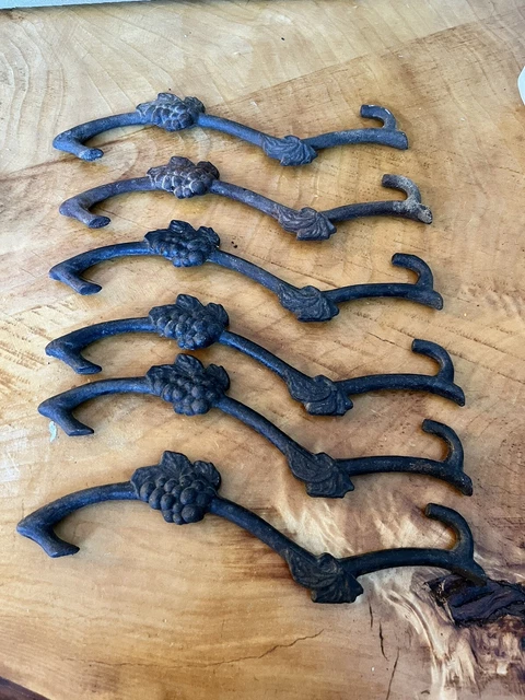 6 Large Hooks Plant Cast Iron Small Hook Hanger Kettle Hook Japanese  Pot Holder