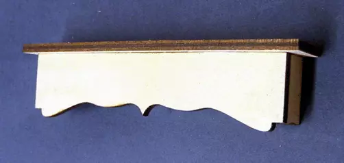 Dollhouse Miniature 1:12 Scale Victorian window cornice