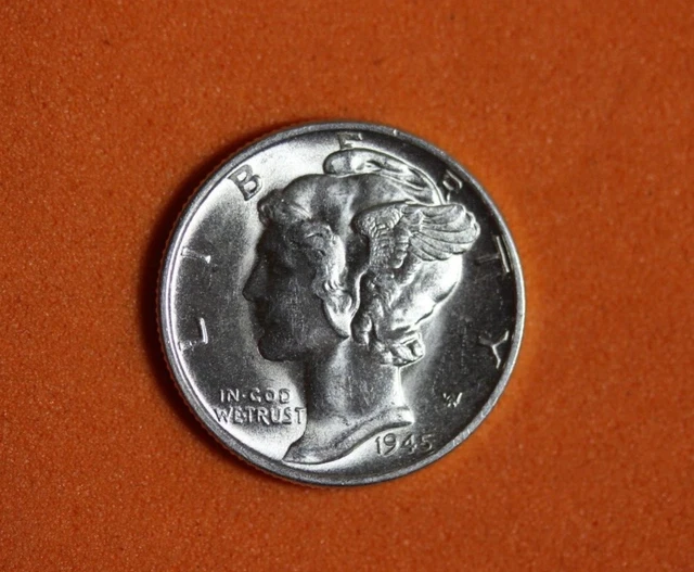 1945-D Mercury One Dime #P11615