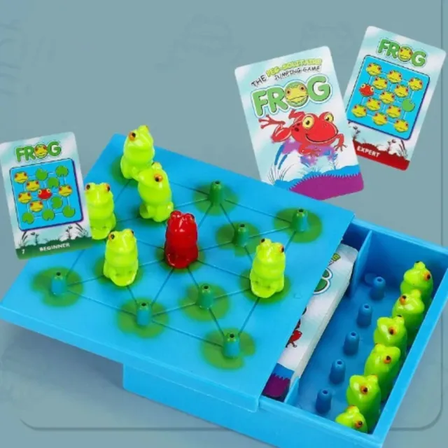 Montessori Toy Frog Board Games Chess Breakthrough Toy  Parent-Kid Interactive