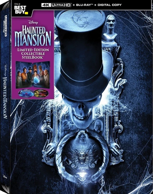 HAUNTED MANSION (2023)(STEELBOOK)(4K Ultra HD Blu-ray) $56.99 - PicClick