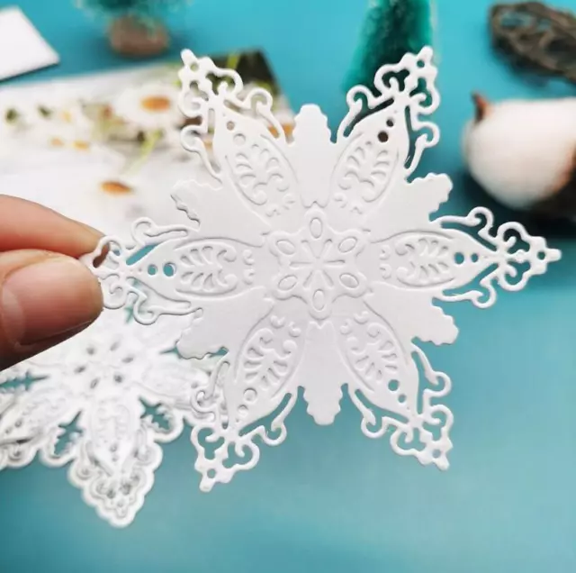 Snowflake Metall Cutting Dies Scrapbooking Stanzschablonen Embossing Stencil DIY