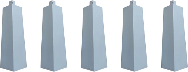5 - New Aluminum outside Siding Corner 8 Inches 5 Nails Included
