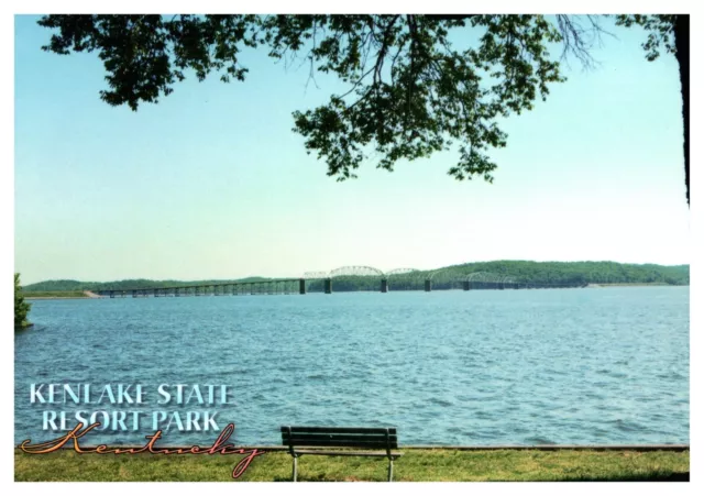 Eggners Ferry Bridge Kentucky Lake Resort State Park Wob Unp Chrome Postcard