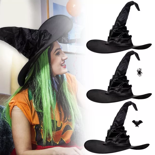 da mago Costume da festa Cappello da strega di Halloween Copricapo del diavolo