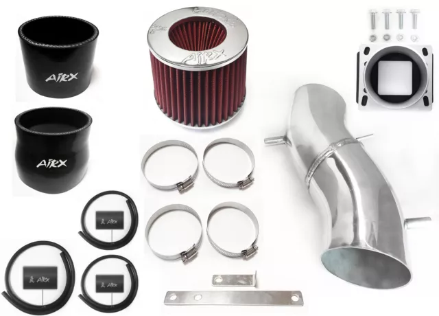 AirX Racing Black-Red For 1992-2002 Infiniti G20 2.0L L4 Air Intake Kit + Filter