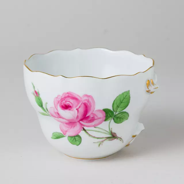 Meissen Kaffeetasse Rote Rose 2. Wahl