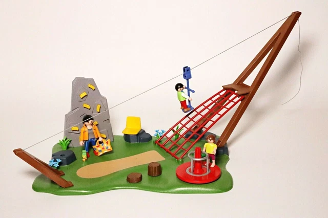 PLAYMOBIL SUPERSET ACTIVITY Playground 4015 Park Zipline Climbing