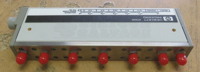 HP Agilent Keysight 8769K Multiport Coaxial Switch DC to 26.5GHz SP6T SMA(f)