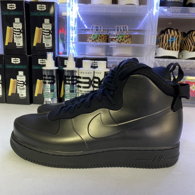 nike air force 1 foamposite cup triple black