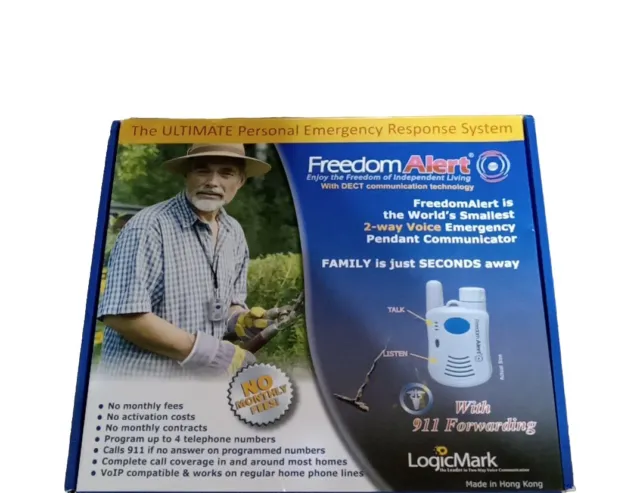 LogicMark Freedom Alert Fall Emergency System Model #35511