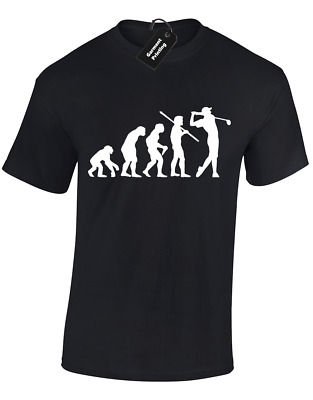 Evoluzione di giocatore di golf da uomo T Shirt Tee GIOCATORE DI GOLF regalo Golf Wear Top Idea Regalo