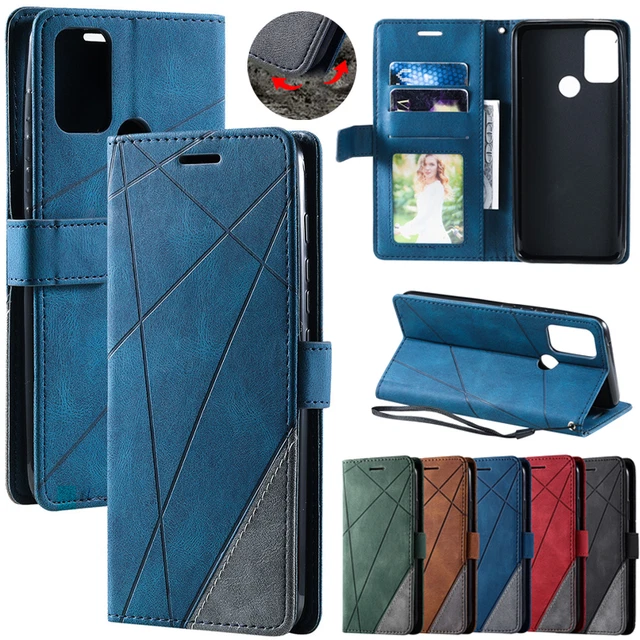 For Motorola Moto G8 G 5G Plus G9 Power Edge G50 Wallet Case Leather Flip Cover
