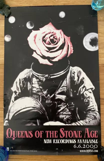 Queens Of The Stone Age Interscope Poster New Recording Available 2000 11X17