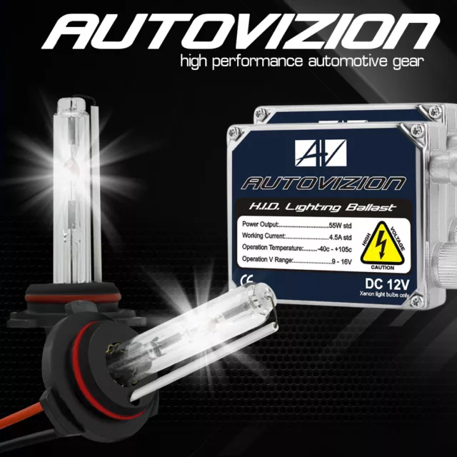 AGT AC 55W HID Conversion Kit H4 H7 H11 H13 9003 9005 9006 6K 10K Hi-Lo Bi-Xenon 2