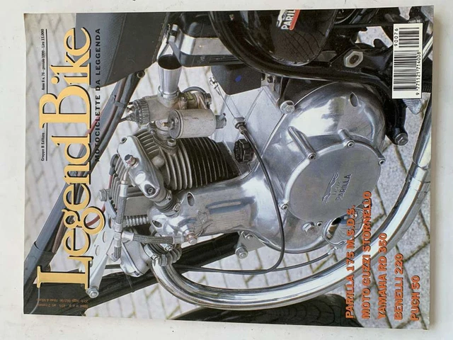 Legend Bike N.76 Gennaio 1999 Moto Guzzi Stornello Yamaha Rd 350  Benelli 220