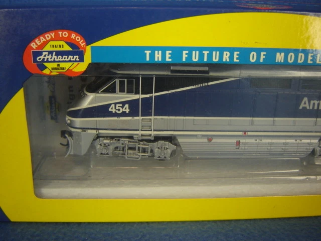 ATHEARN RTR HO F59 PHI #454 AMTRAK WEST #26316 DCC Quick-Plug Equipped EUC 2