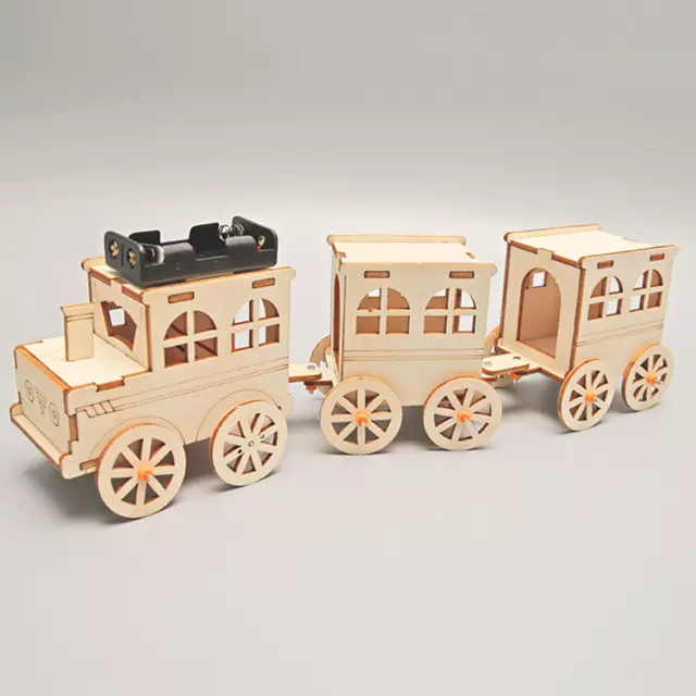 Kits de maquettes de Mini Train, puzzles de construction, jouets de