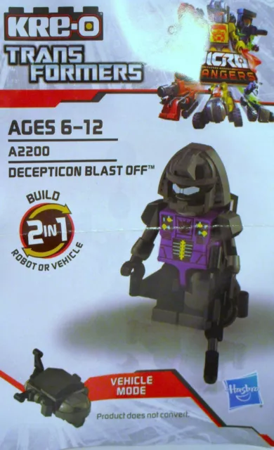 Hasbro KRE-O Transformers Micro Changers 2 in 1 - DECEPTICON BLAST OFF A2200