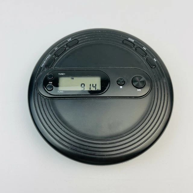 ONN PORTABLE COMPACT Disc CD Player With FM Radio Tuner OND19AAA11
