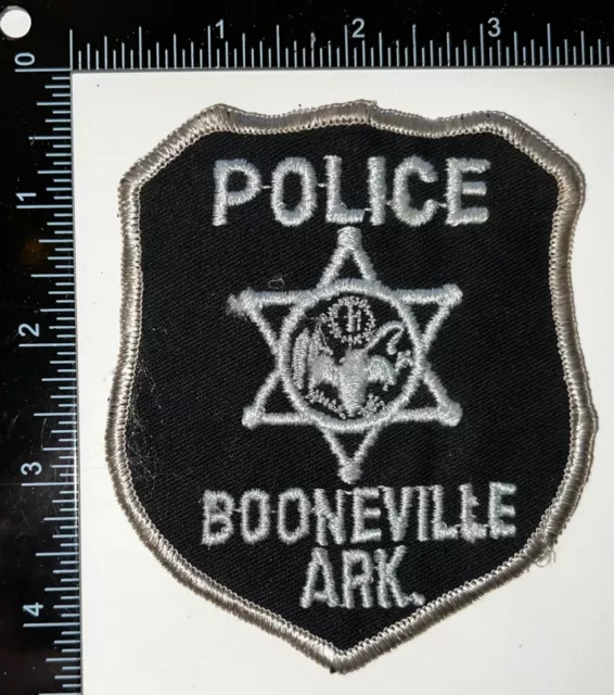 VINTAGE OBSOLETE Arkansas AR Booneville Police Patch