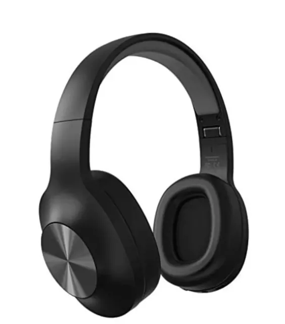 Lenovo Bluetooth Wireless Kopfhörer mit Mikrofon HD116, Extra Bass, Schwarz