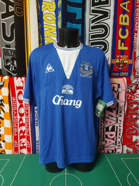 Maglia Calcio Everton Home 2009/10 BNWT Shirt Maillot Camiseta Trikot Jersey