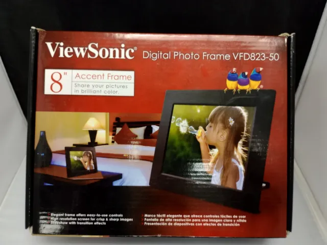 Marco de imagen digital ViewSonic VFD823-50 8" nuevo en caja