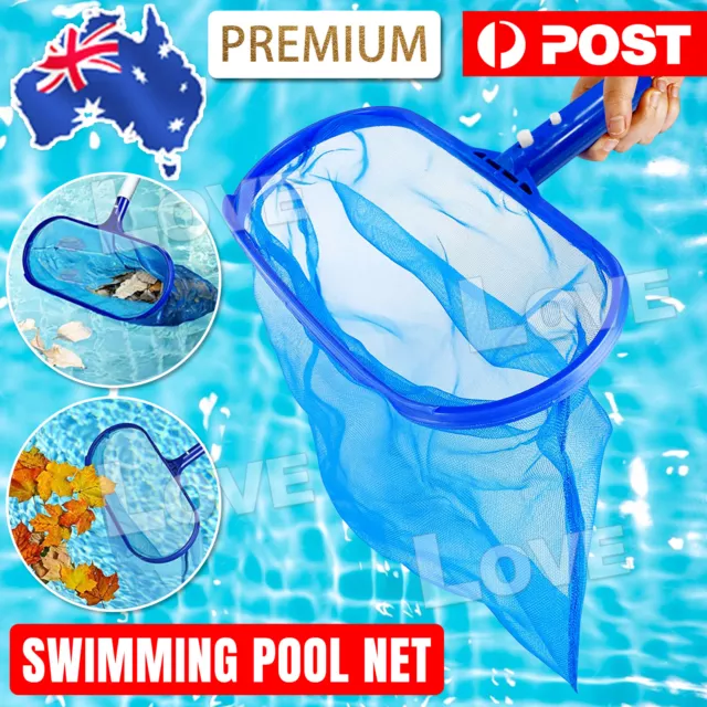 Swimming Spa Pool Clean Hot Tub Leaf Rake Scoop Cleaner Mesh Frame Skimmer Net A