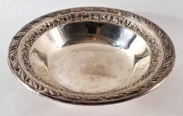 Vintage Wallace Silver Plated Waste Bowl For Tea Service 4231 Art Nouveau