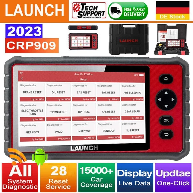 Tester Batteria Auto Lettore Di Codici Di Errore Del Motore Launch CR319 OBD2 Con Test Del Sensore Evapo2 Strumento Diagnostico Per Auto Con Ricerca Dtc Per Cancellare La Spia Di Controllo Del - Foto 2