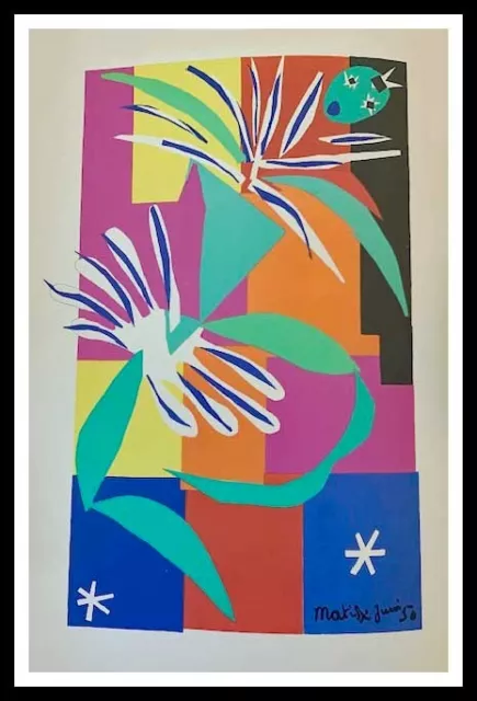 Henri MATISSE -  Danseuse créole, 1958 -  VERVE 35/36, Matisse lithograph