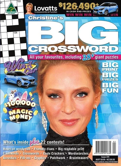 LOVATTS BIG CROSSWORD issue 379 £5 19 PicClick UK
