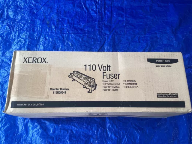 NEW! OEM  Xerox 115R00049 Fuser Unit for the Phaser 7760
