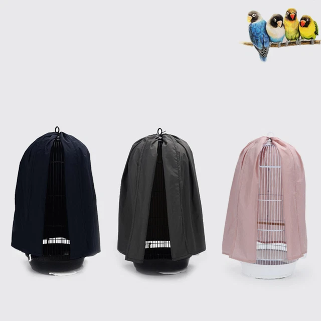 Cubierta de jaula para pájaros escudo cola de viaje nailon cubierta jaula para pájaros carcasa