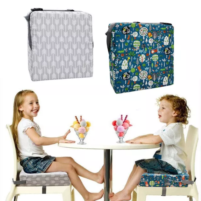 Kids Dining Chair Baby Booster Children Highchair Pad Seat Cushion Removable UK