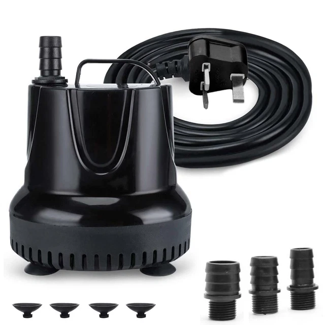40W Submersible Water Pump Aquarium Fish Tank Sump Pumps Pond Feature 1500 L/H