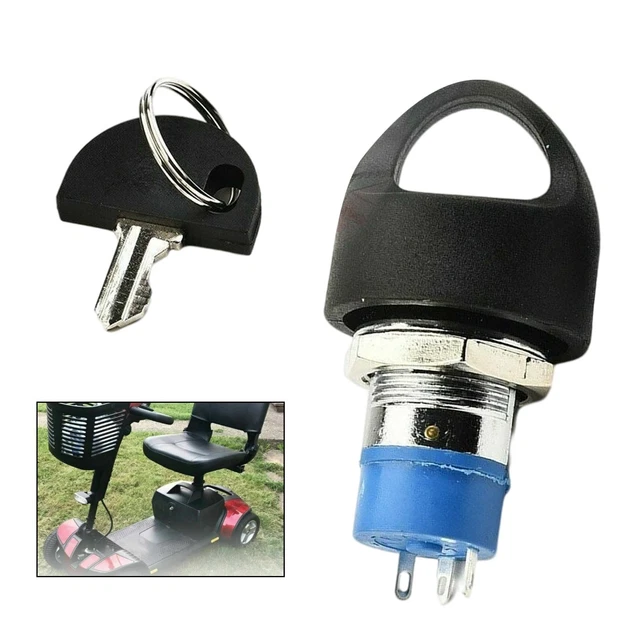 MOBILITY SCOOTER SPARE Start On/off Ignition Switch W/ 2 Keys For PRIDE