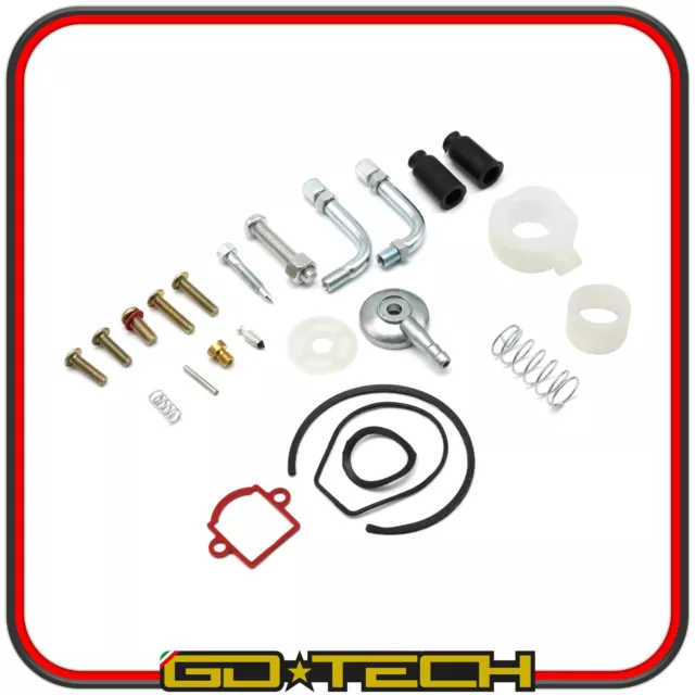 Kit Completo Repuestos Revisión Dellorto Carburador Sha 14 15 16 Piaggio Ciao Si