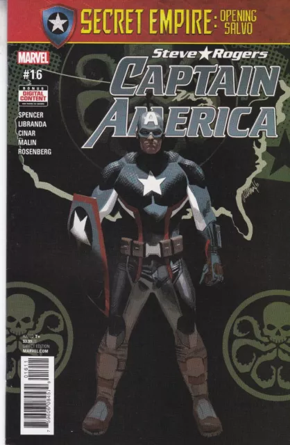 Marvel Comics Captain America Steve Rogers #16 June 2017 Same Day Dispatch