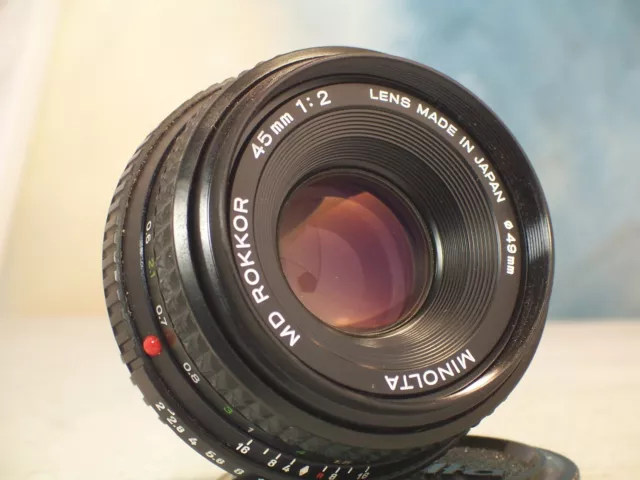 objectif minolta MD 45mm F 2