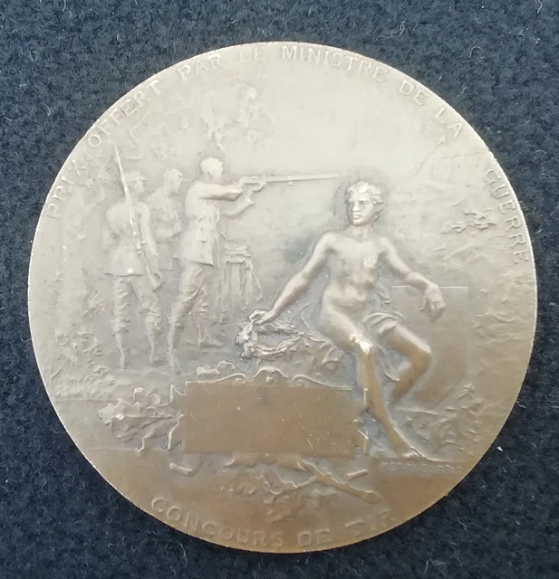 Médaille En Bronze Concours De Tir - Qualité SUP, XXe Siècle, Médailles Françaises