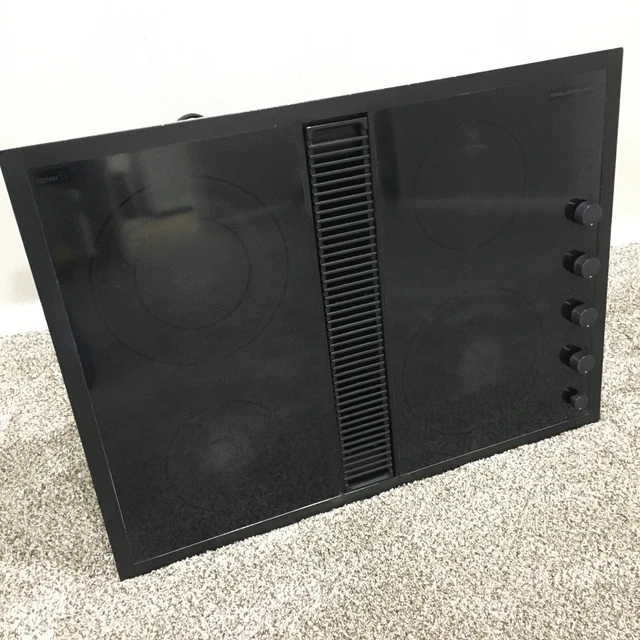 JENNAIR ELECTRIC 30& Cooktop Black Glass Downdraft CVE3400B CVE3400